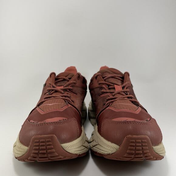 Hoka One One Anacapa Low GTX Hiking Sneakers Women Size 9 B Cherry Rust Red - Picture 2 of 12